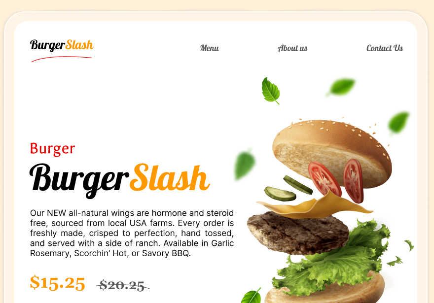 Projeto burger-slash